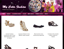 Tablet Screenshot of mycolorfashion.com